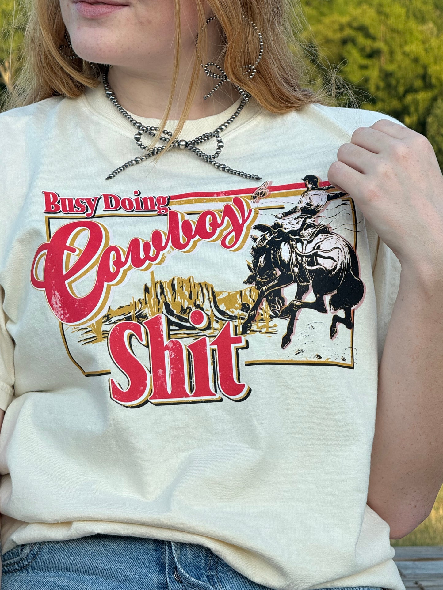 Busy doing cowboy sh*t
