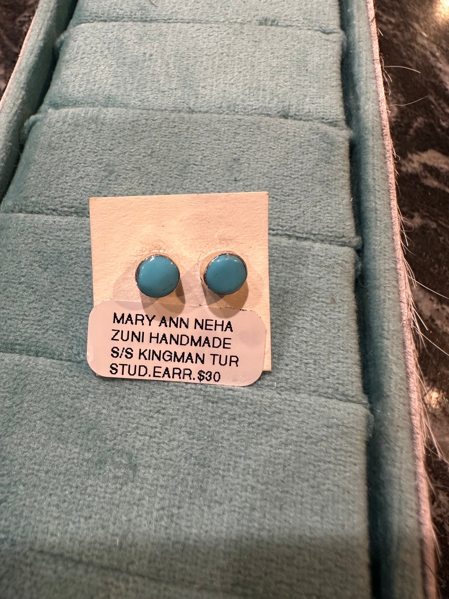 Turquoise studs