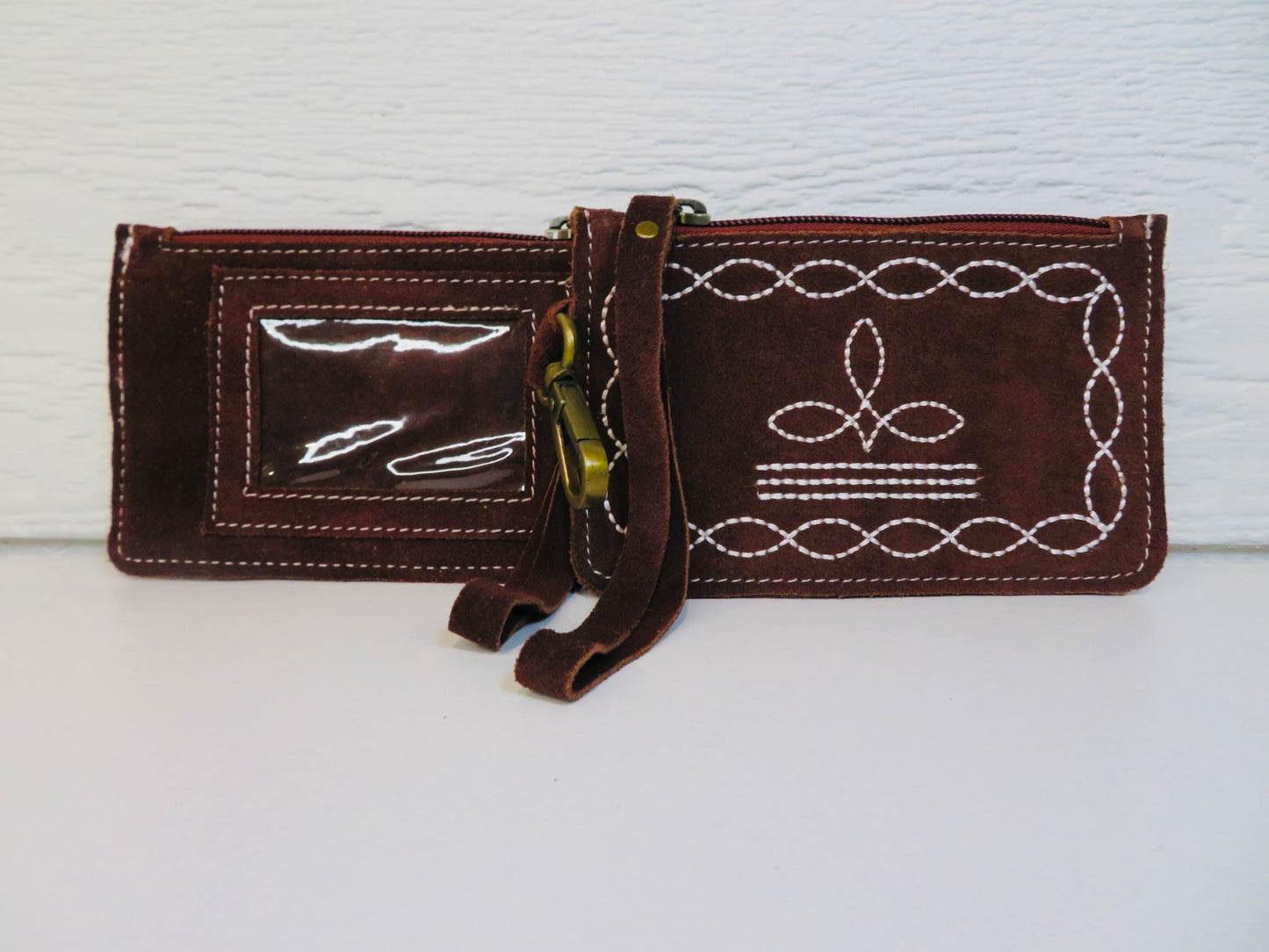 Boot stitch wristlet B