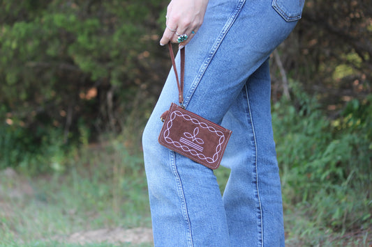 Boot stitch wristlet B