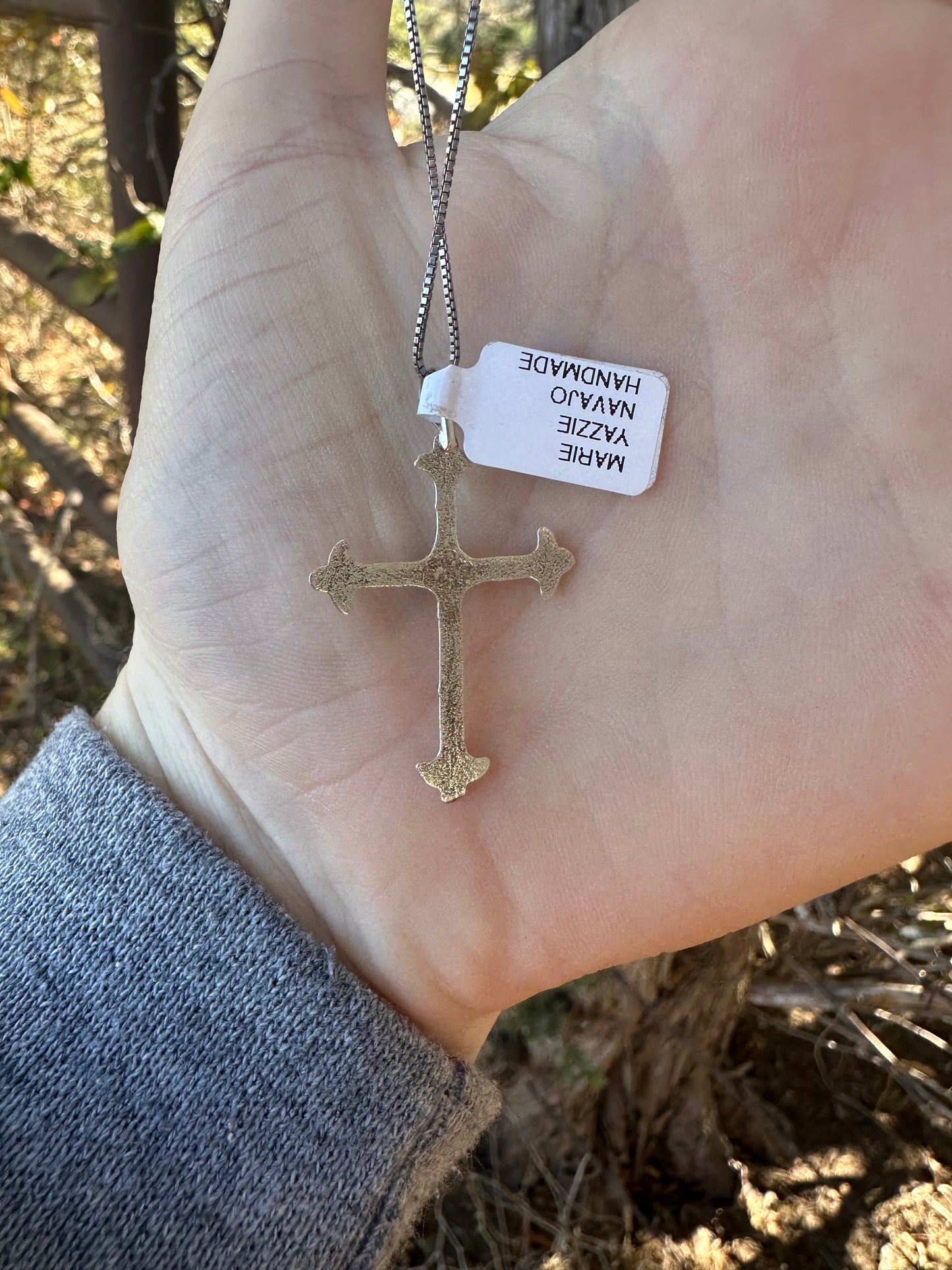 Cross pendent