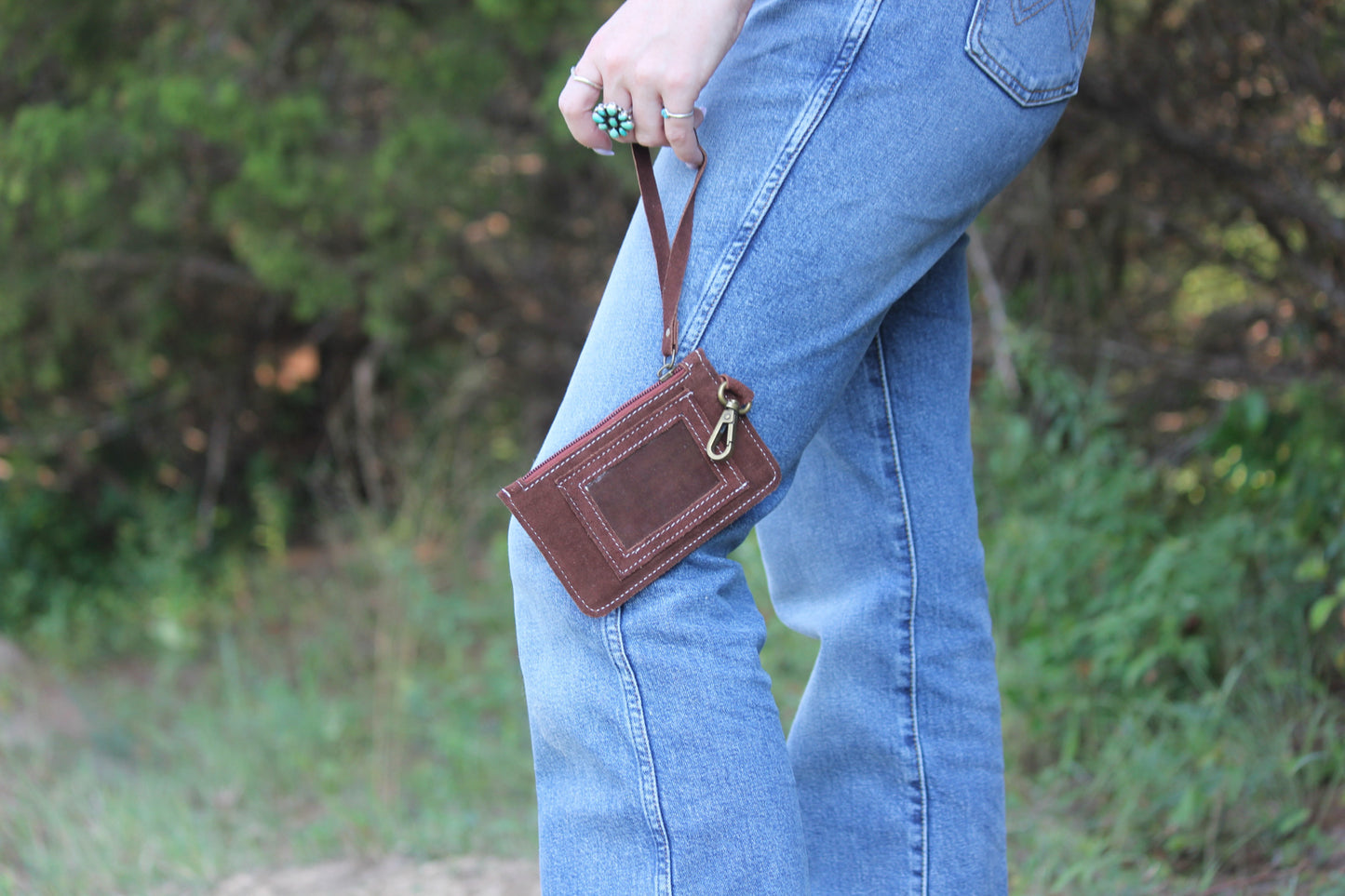 Boot stitch wristlet B