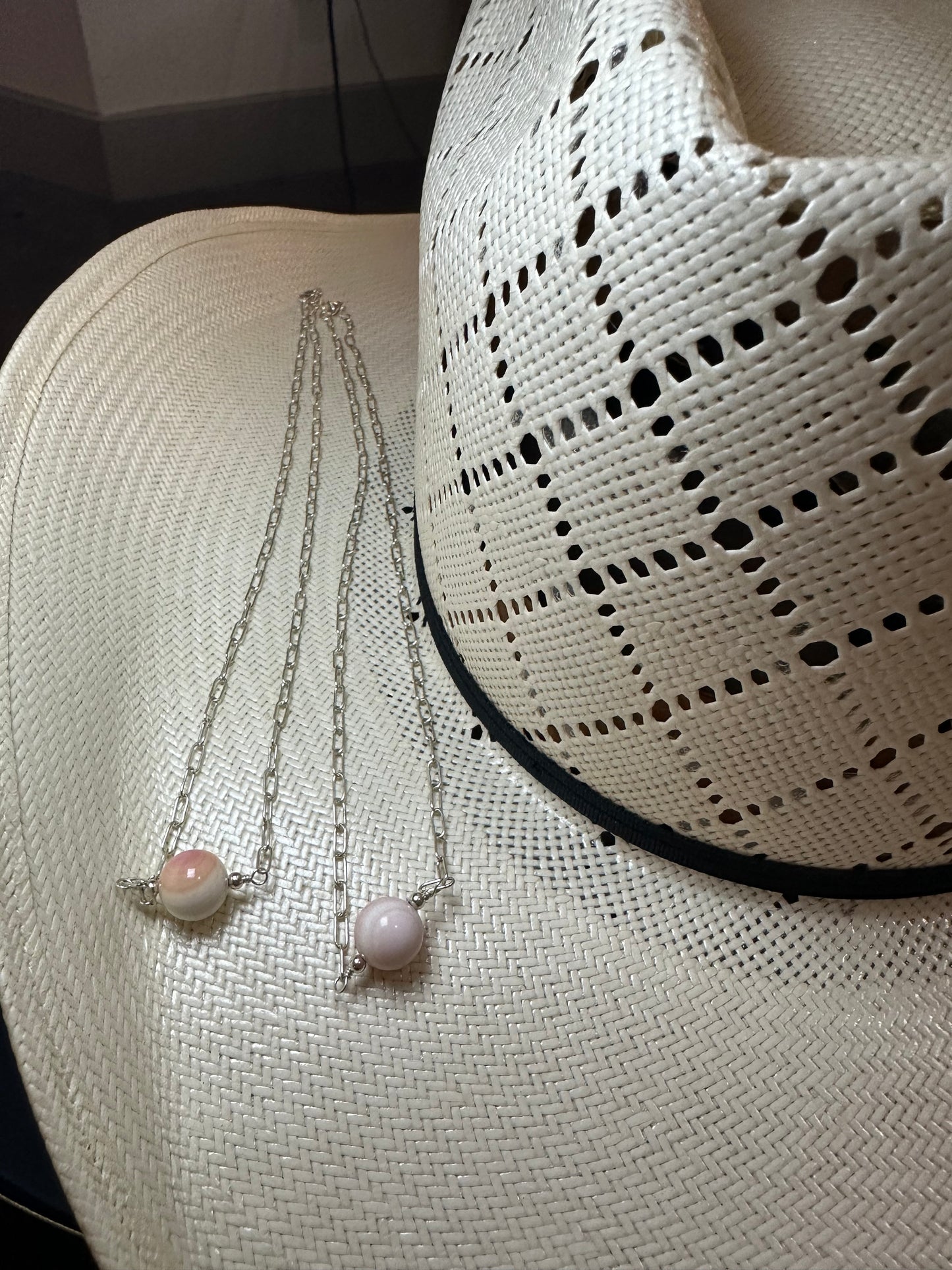 Pink conch ball