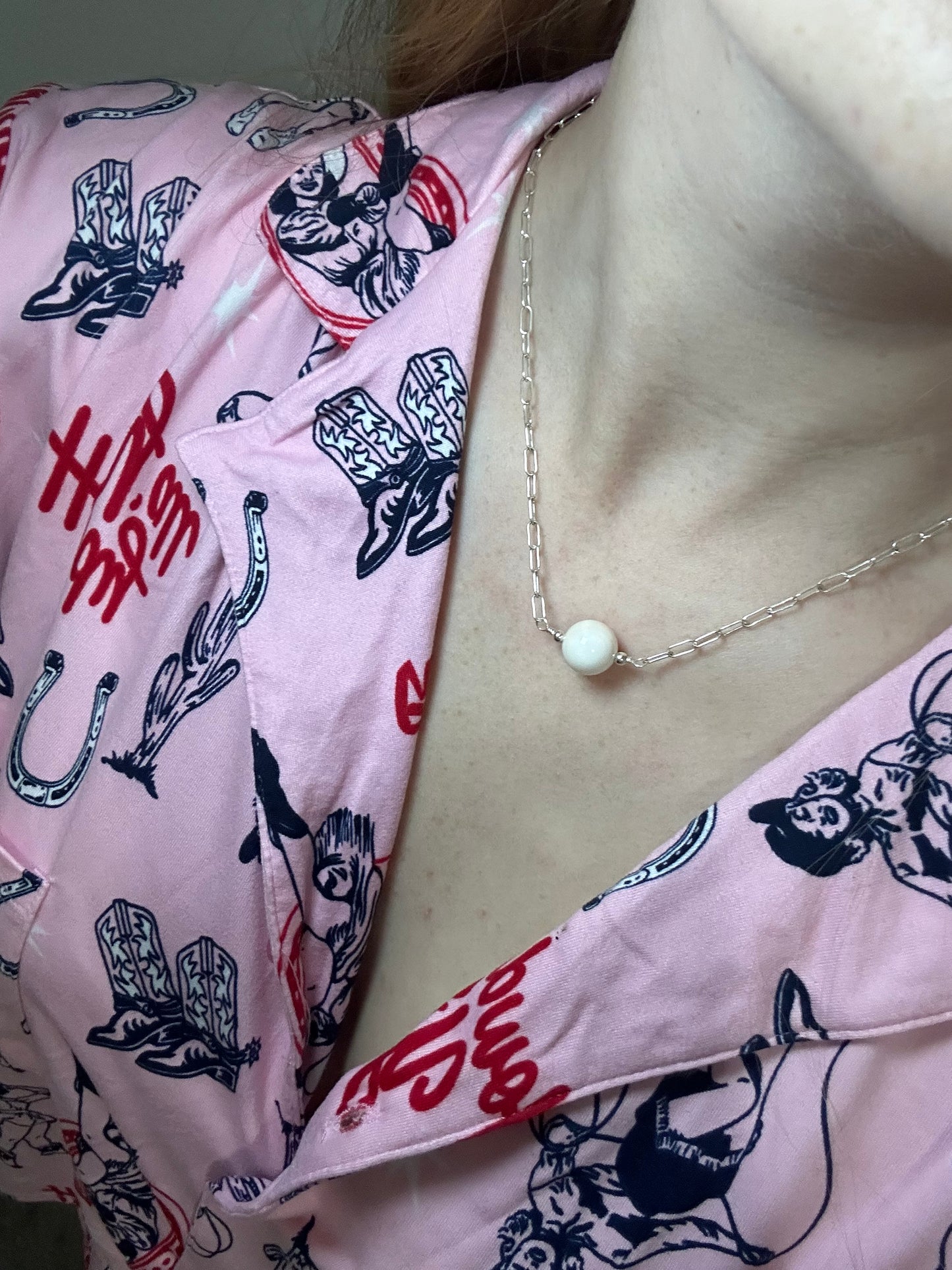 Pink conch ball