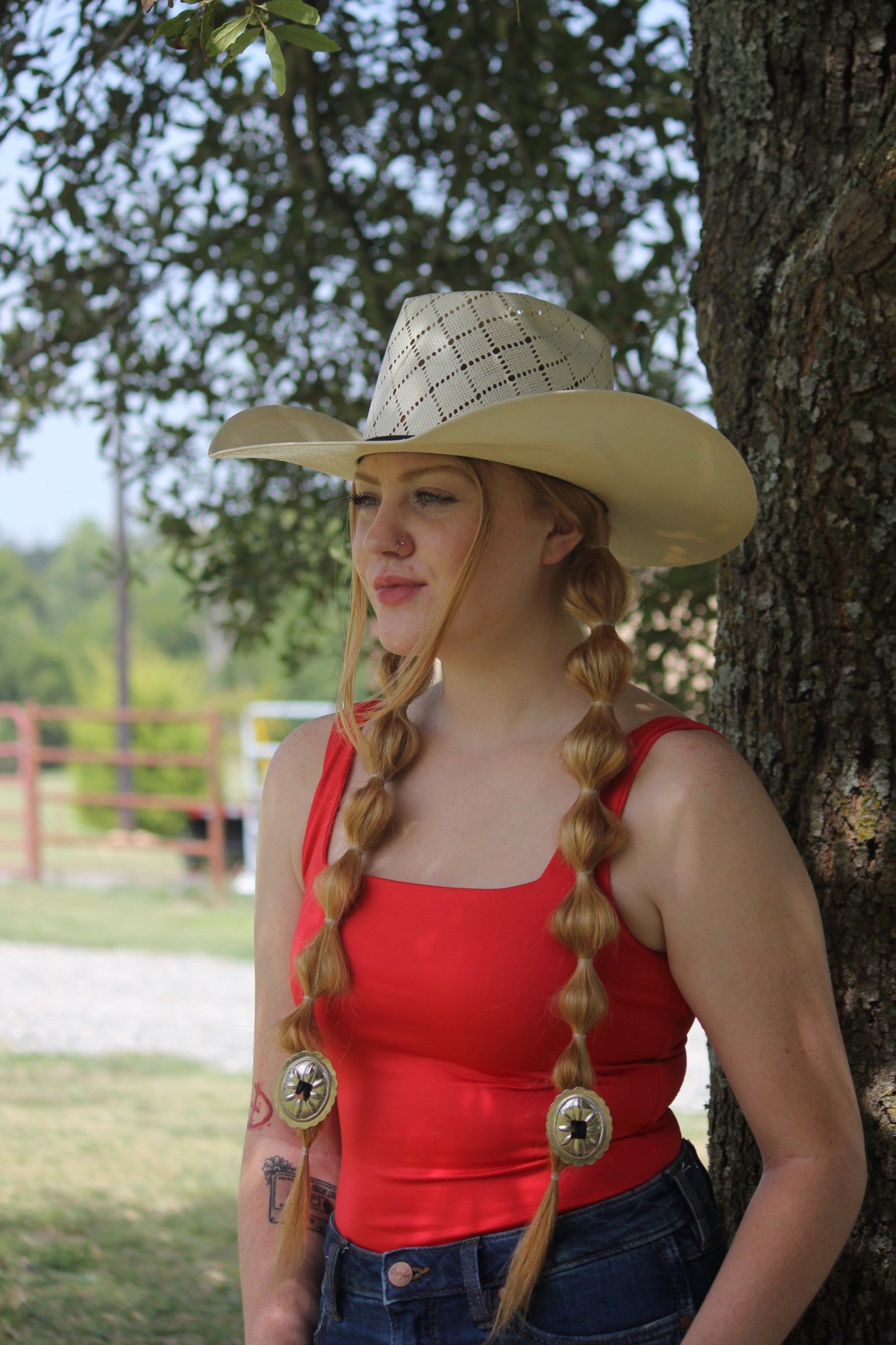 The oval hair tie Concho
