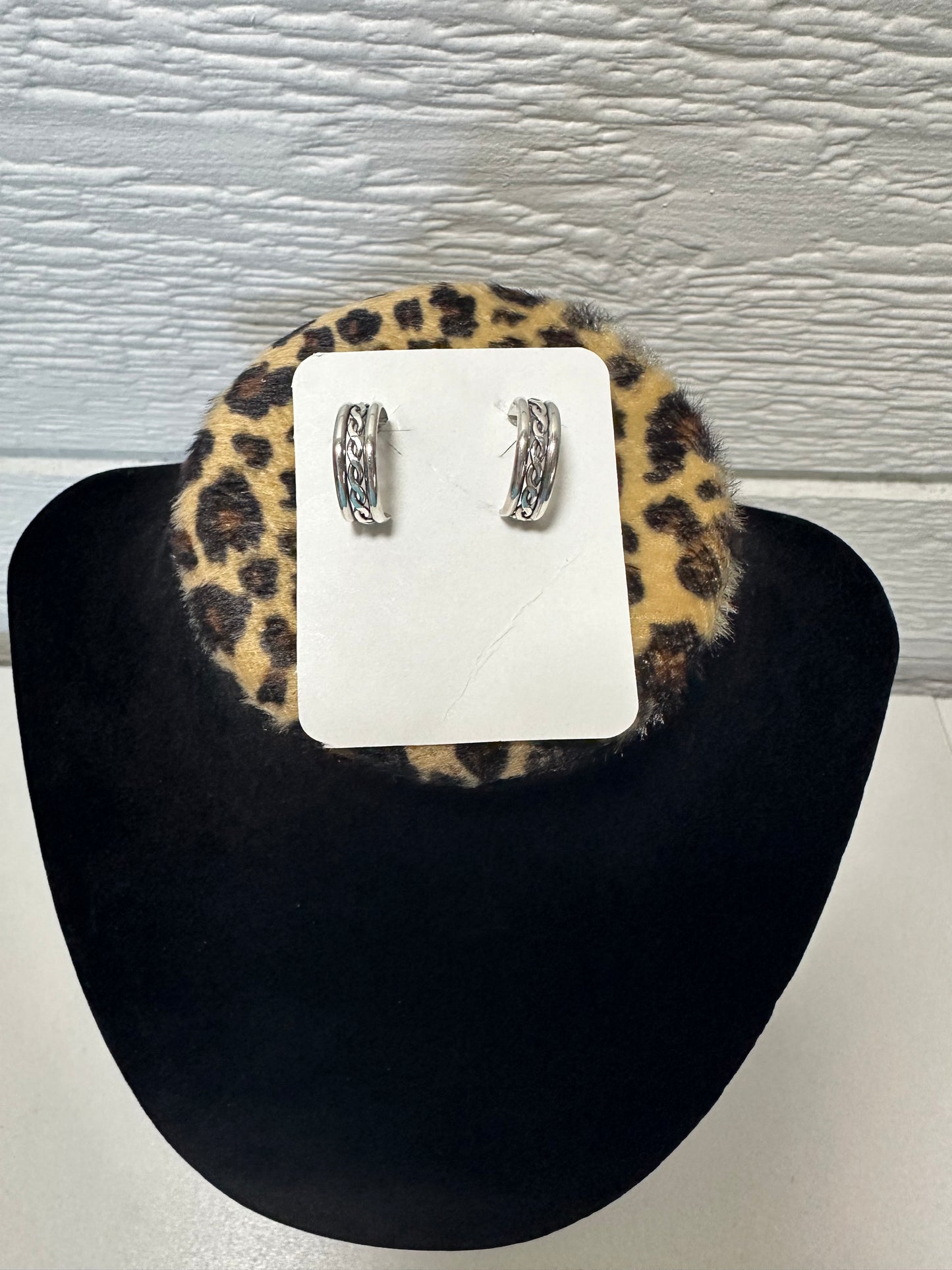 Sterling silver hoop