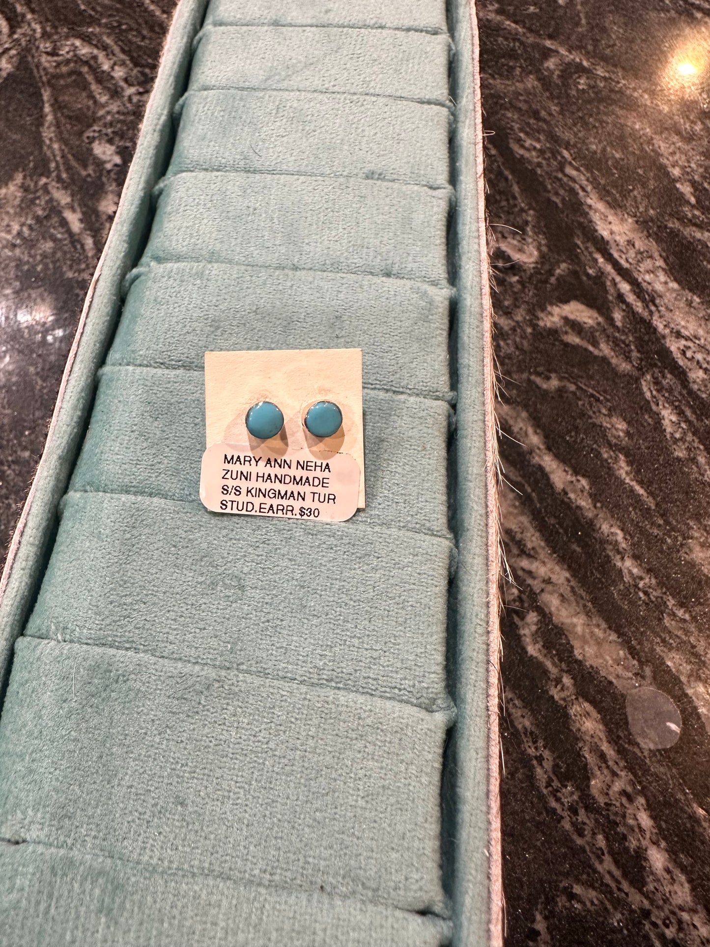 Turquoise studs
