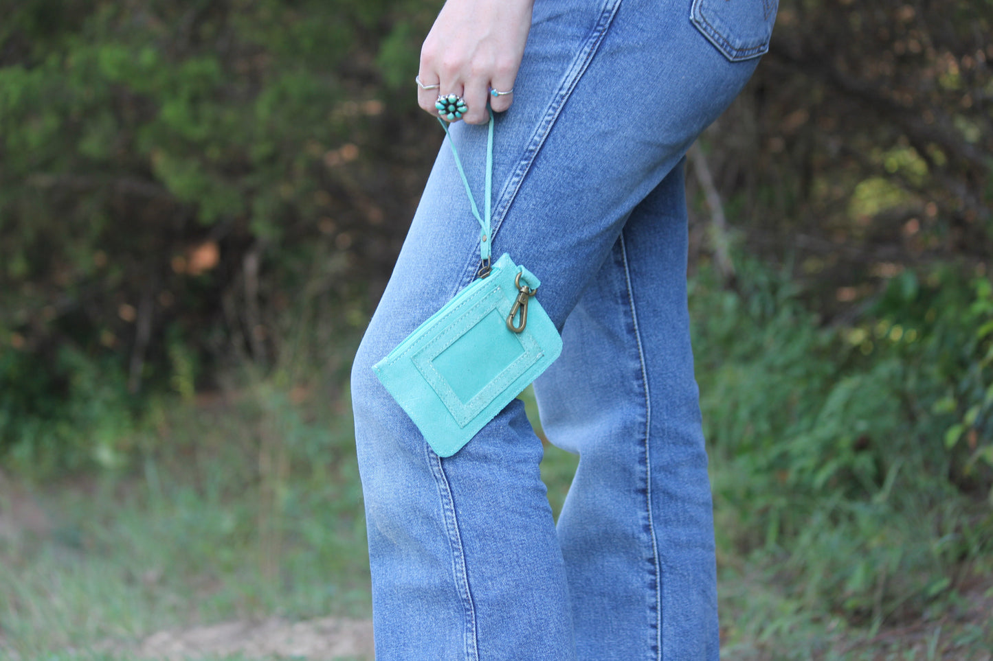 Boot stitch Wristlet T