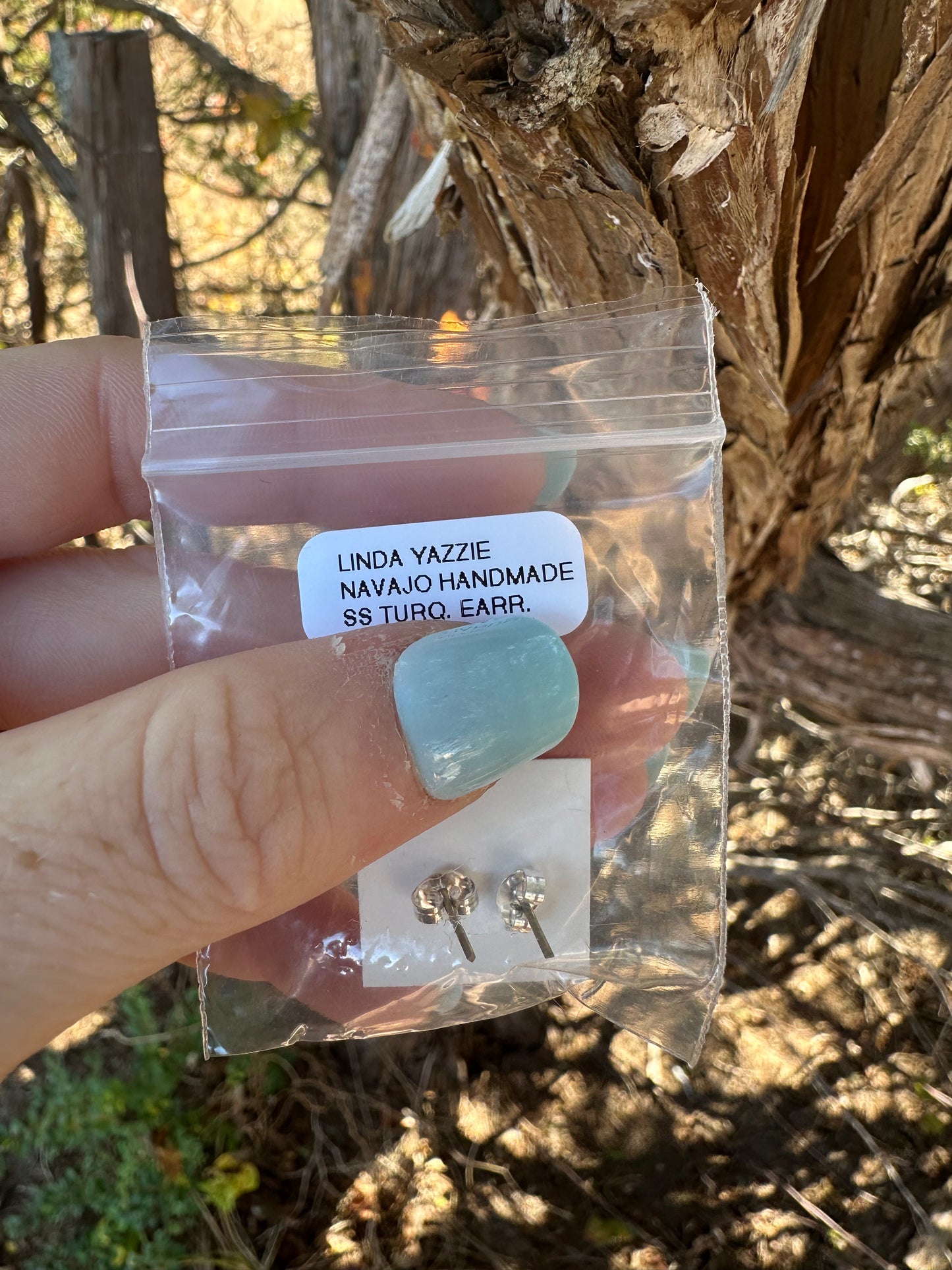 Turquoise studs