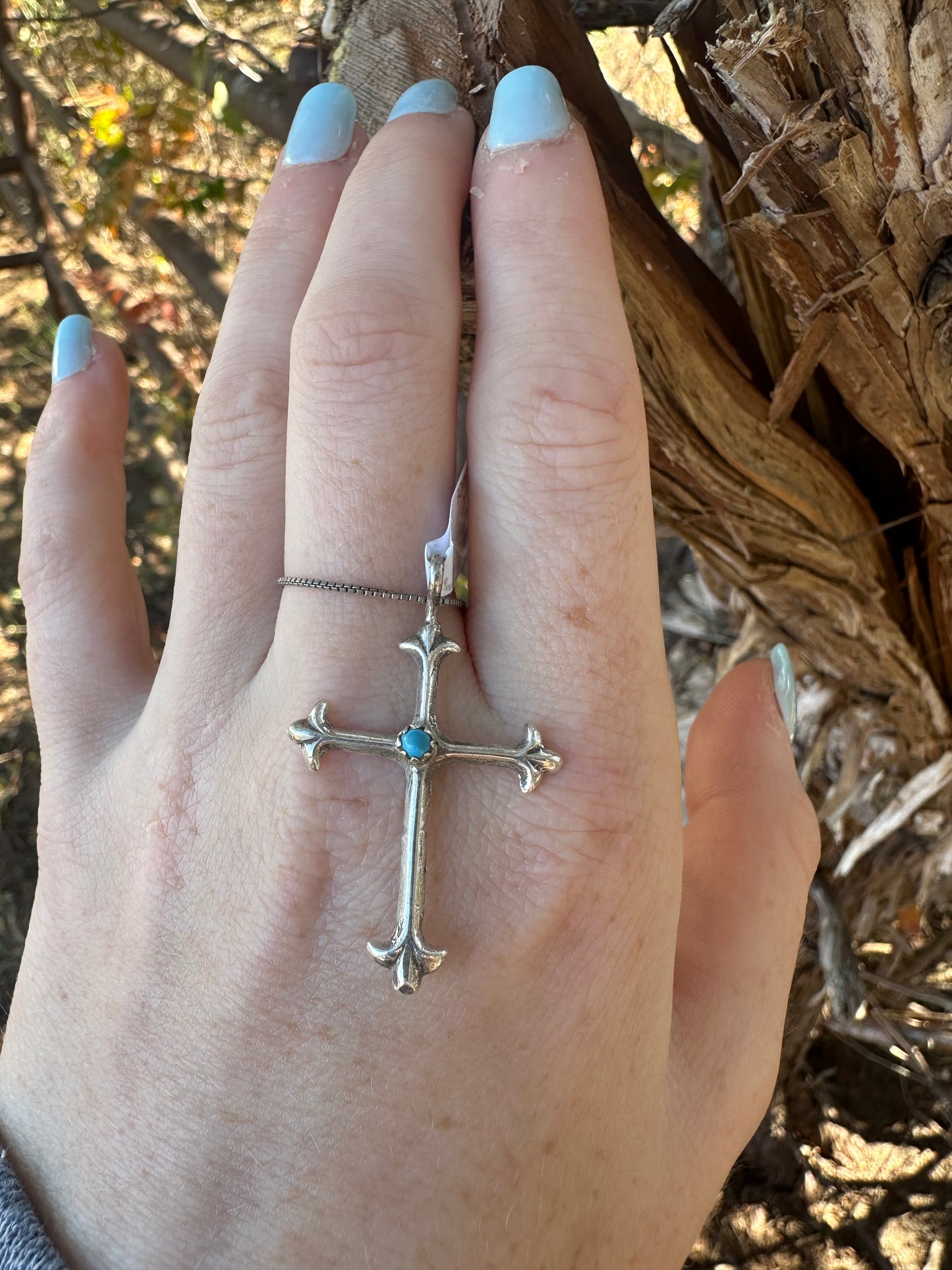 Cross pendent