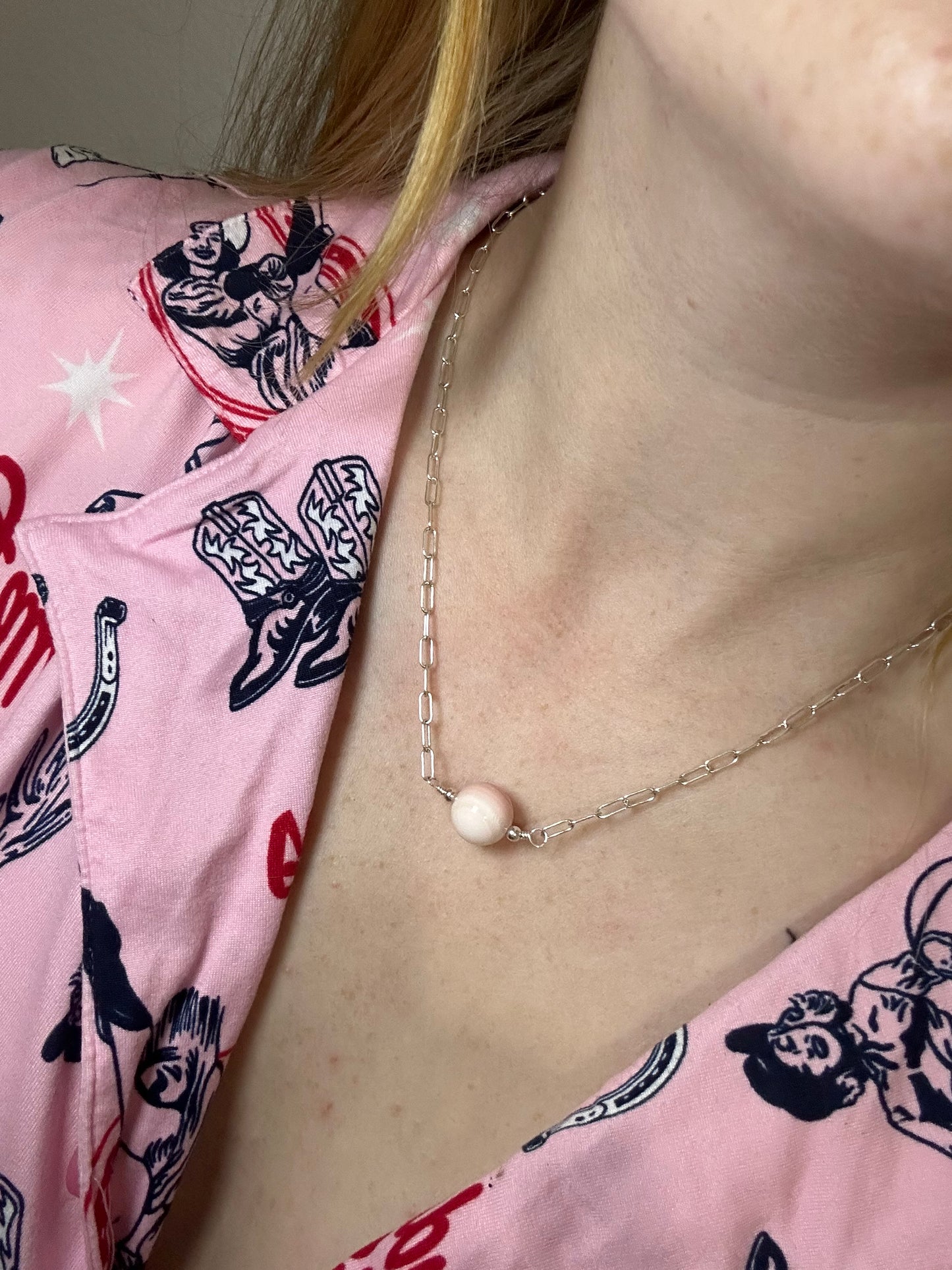 Pink conch ball