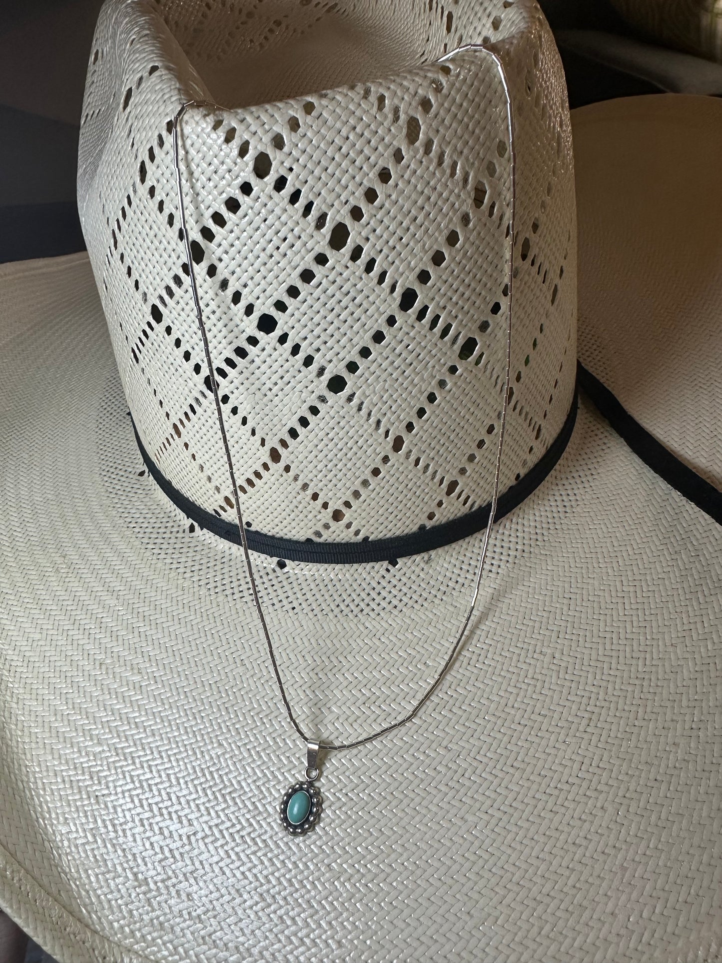 The cutest little turquoise concho